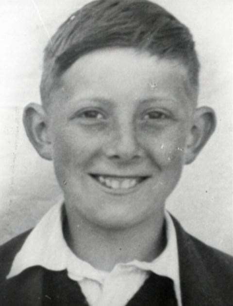 The late Sheppey physiotherapist Harry Kennett as a lad. He was blinded as a 13-year-old boy when a unexploded wartime bomb went off. Picture: Klare Kennett