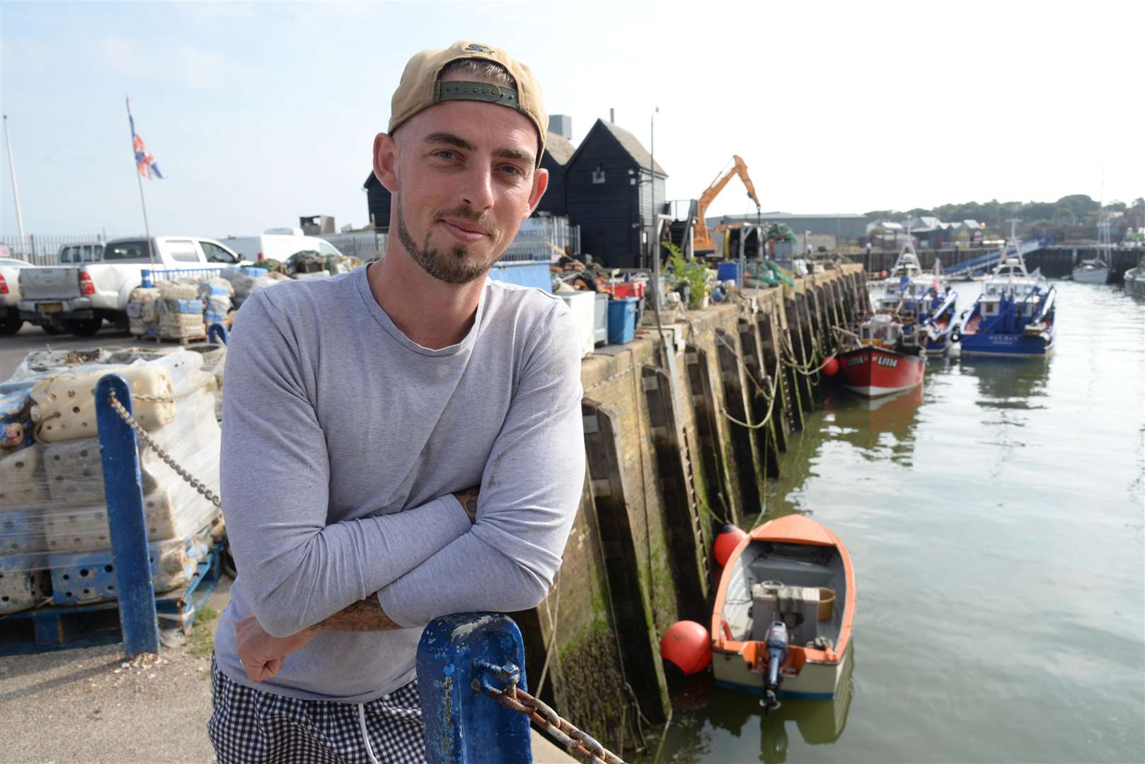 Fisherman Richard Foad who saved the lives of two girls. Picture: Chris Davey