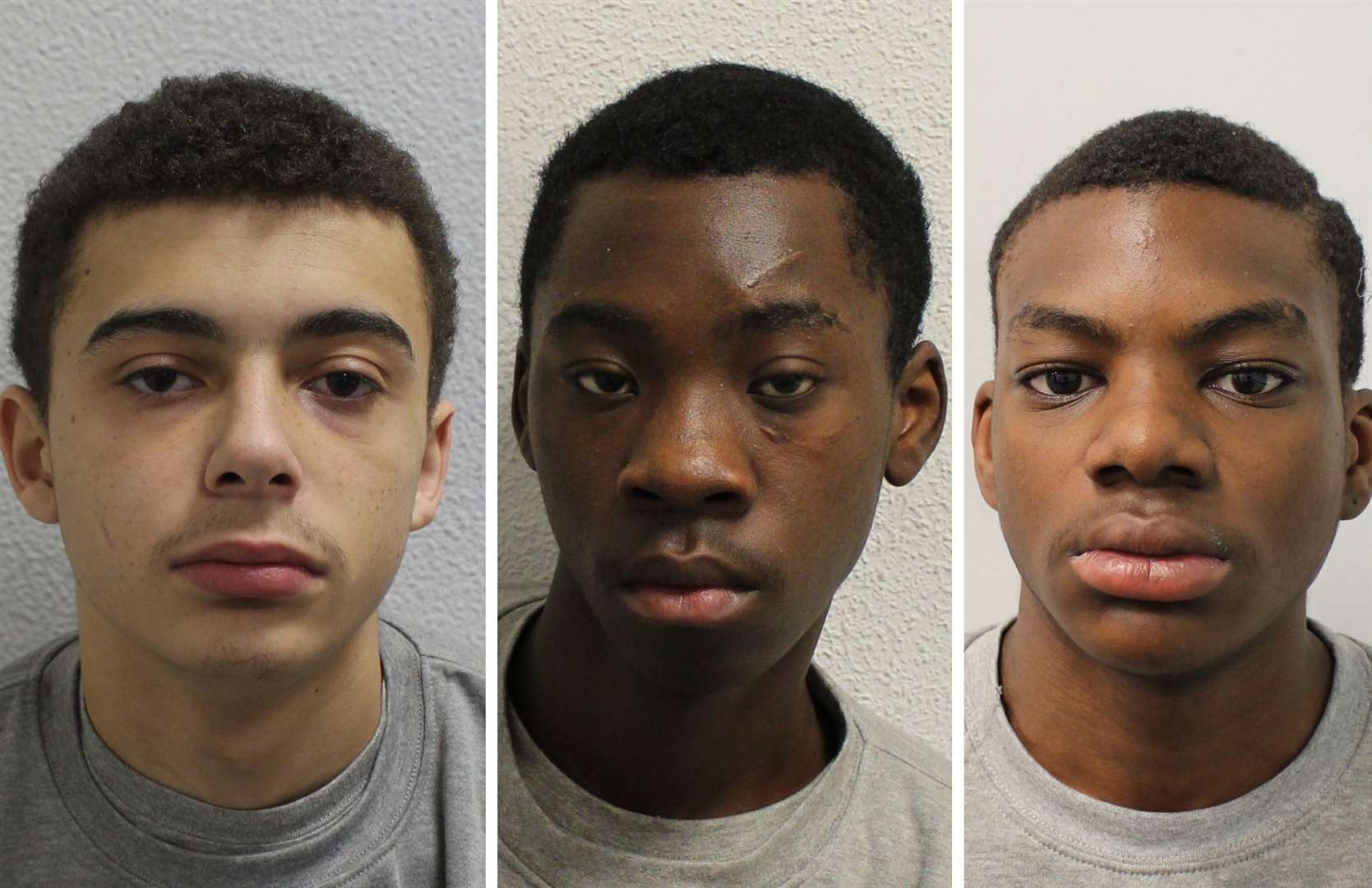 Left to right: Jamie Marshall, Divon Henry-Campbell and Jason Smith were also convicted. Picture: Met Police