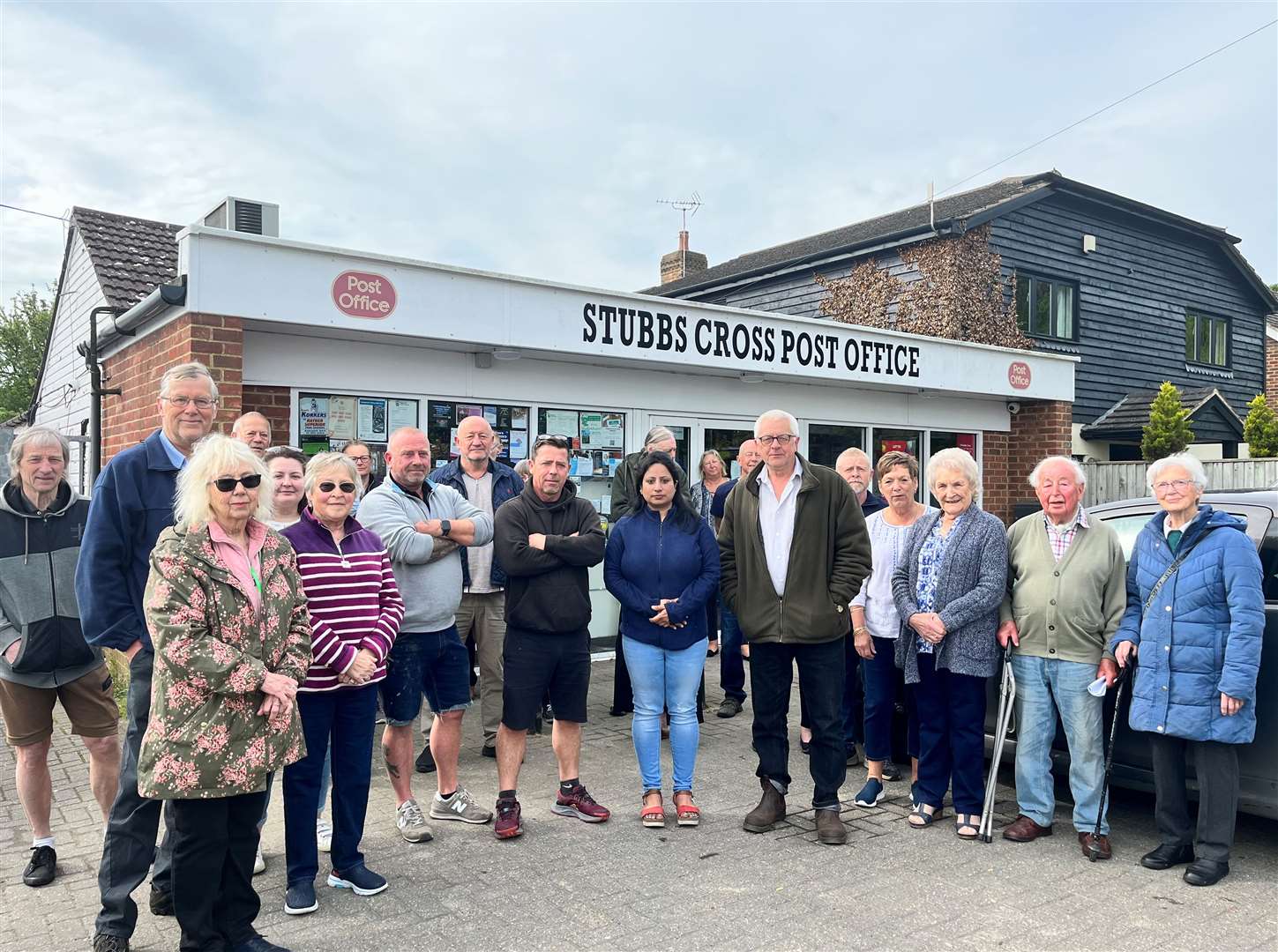 Residents and business owners in Shadoxhurst are against plans for a new wastewater management site to be built opposite their homes