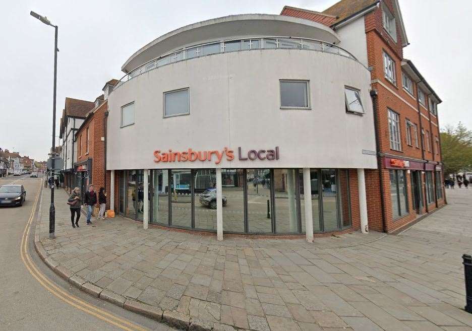 The incident happened at the Sainsbury’s Local in St. Dunstans Street. Picture: Google