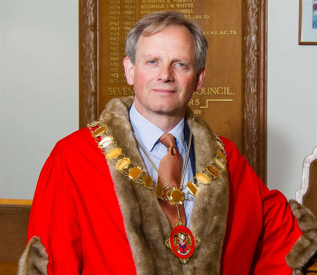 The Sevenoaks Town Council Mayor, Cllr Nicholas Busvine