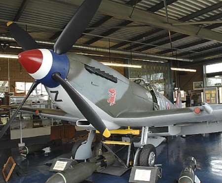 Spitfire plane at the Spitfire and Hurricane Museum at Manston. Picture: Terry Scott