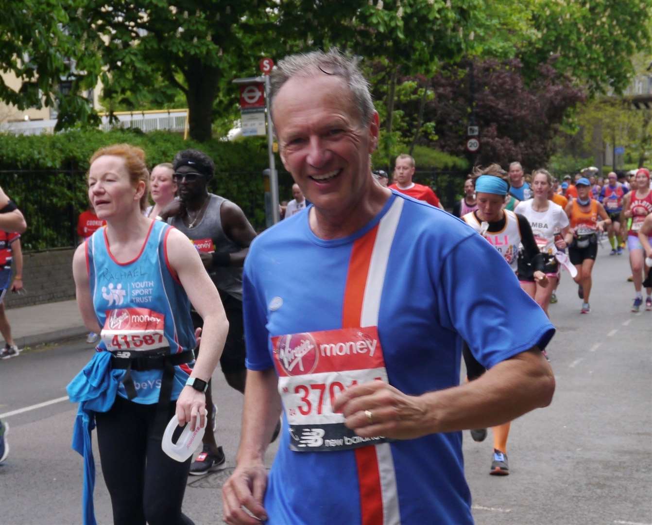 Ray Johnson completed his 19th London Marathon in a row last year
