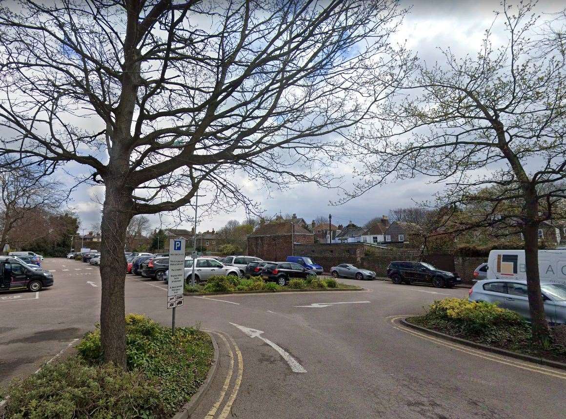 Developers highlighted the presence of public car parks in Deal for new residents
