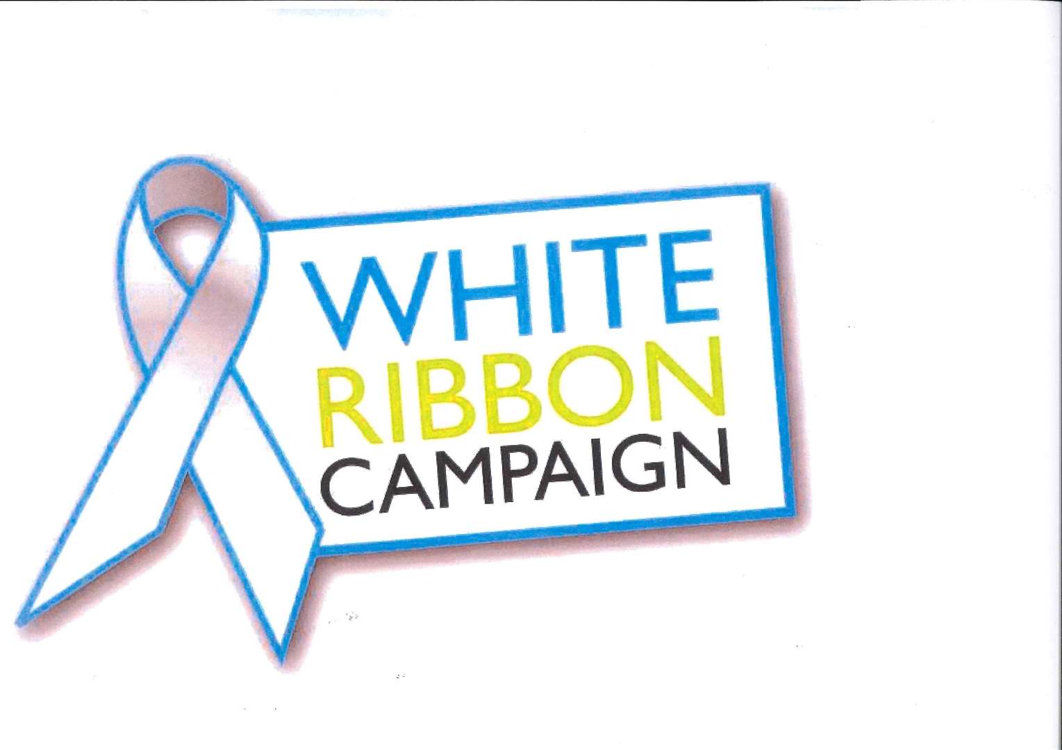 The White Ribbon logo. Image provided by Dover Town Council
