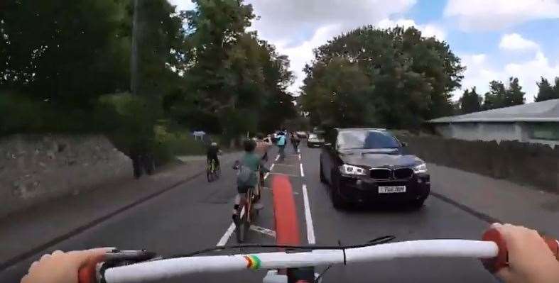 Cyclists rode recklessly through Maidstone and Aylesford, often into the path of oncoming traffic