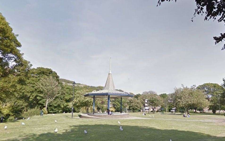 A man is accused of assaulting a woman in Pencester Gardens, Dover. Picture: Google
