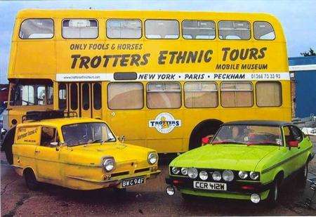 The original Only Fools and Horses car