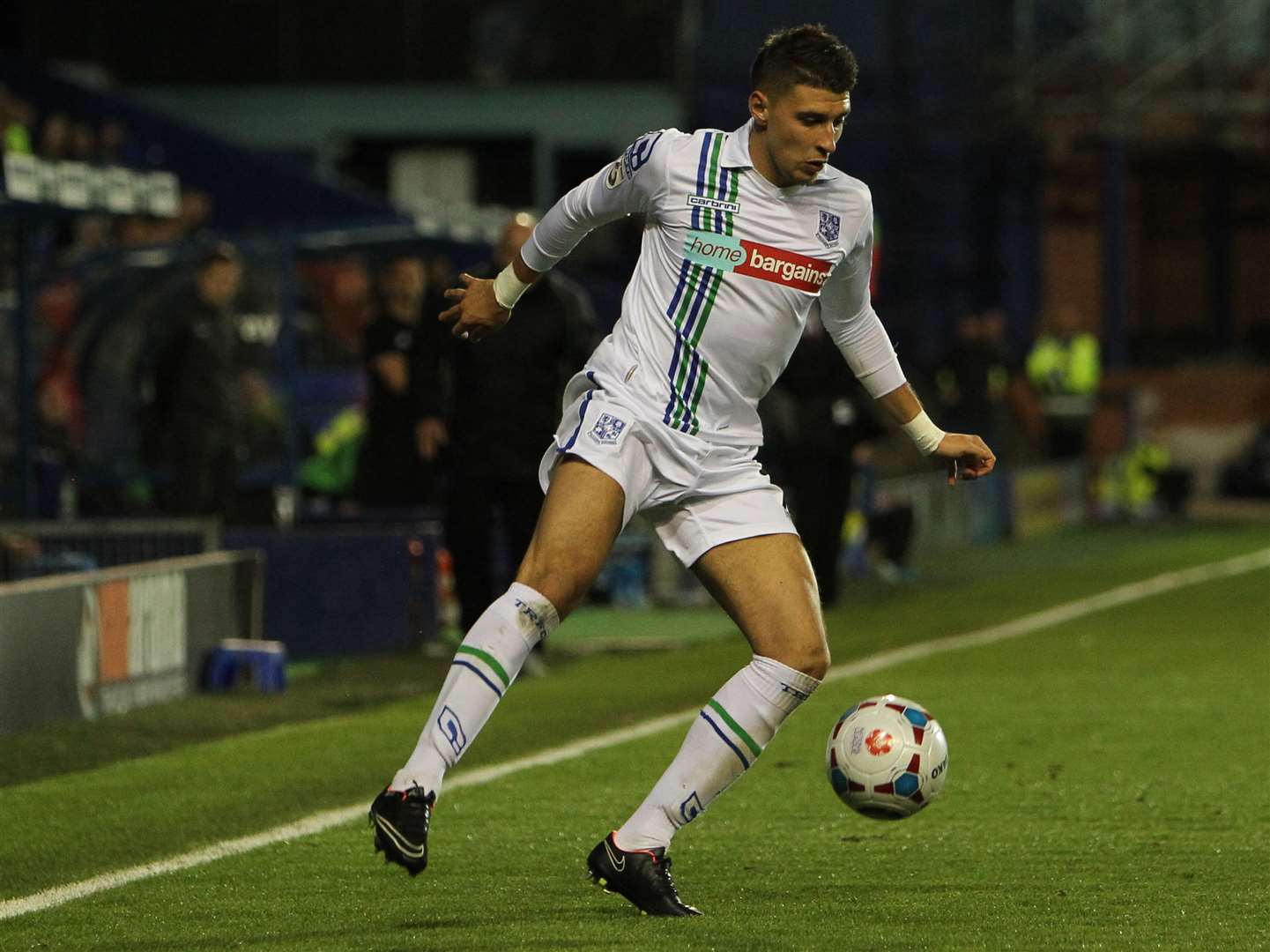 Adam Mekki in action for Tranmere. Picture: Richard Ault