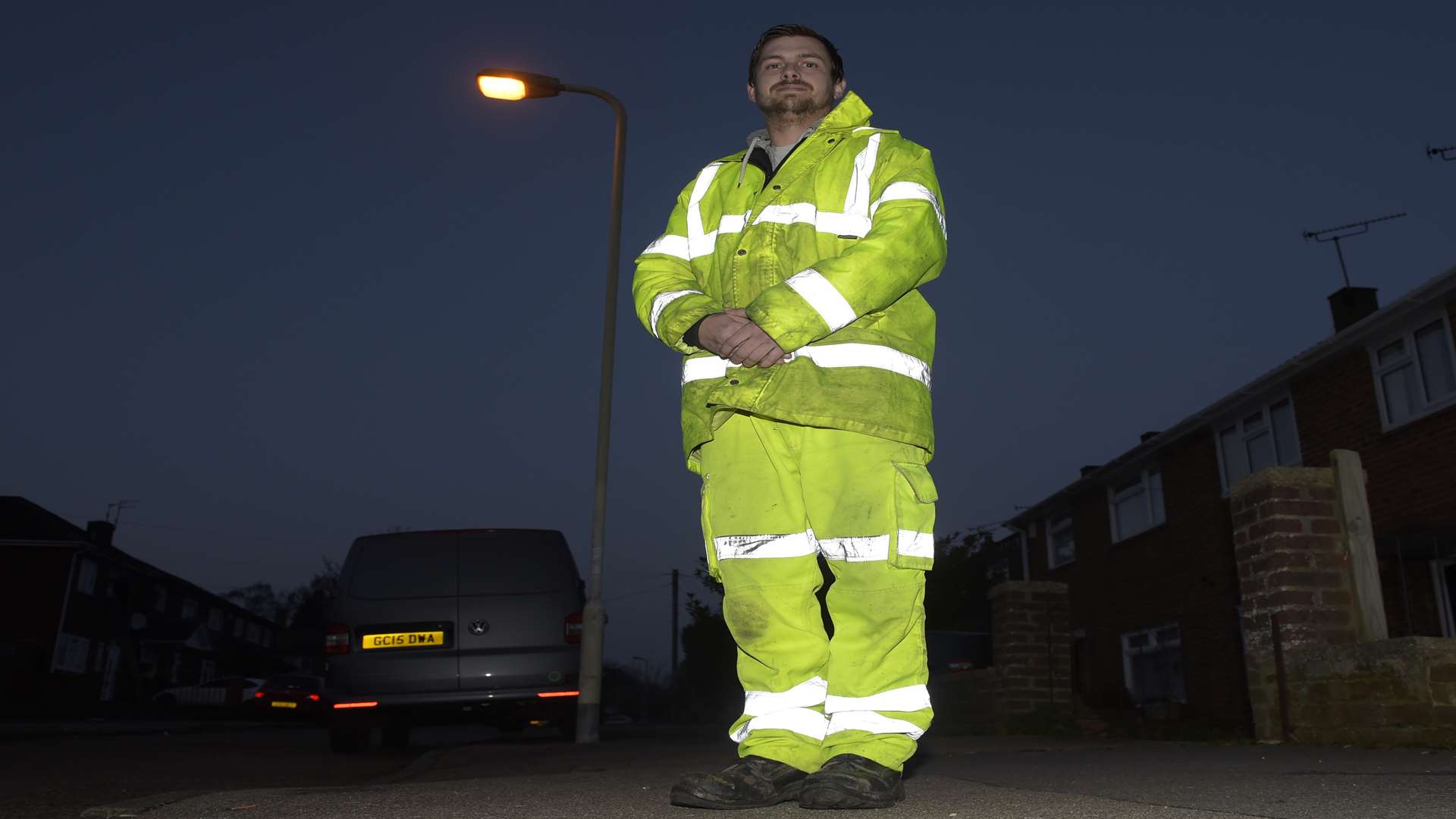 Engineer Robert Howell used Facebook to identify street lights in need of repair.
