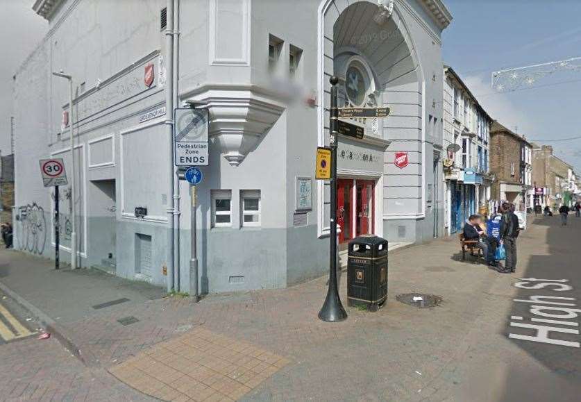 The incident is reported to have happened on Margate High Street at its junction with Grosvenor Hill. Picture: Google Streetview. (20425441)