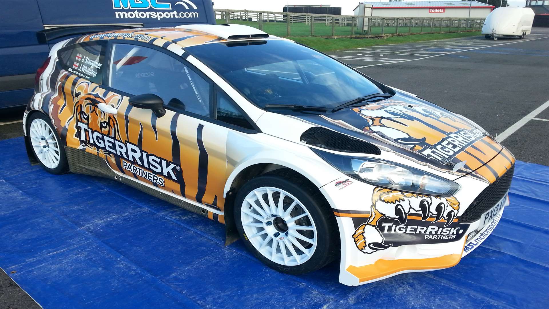 The Tiger Risk livery is striking