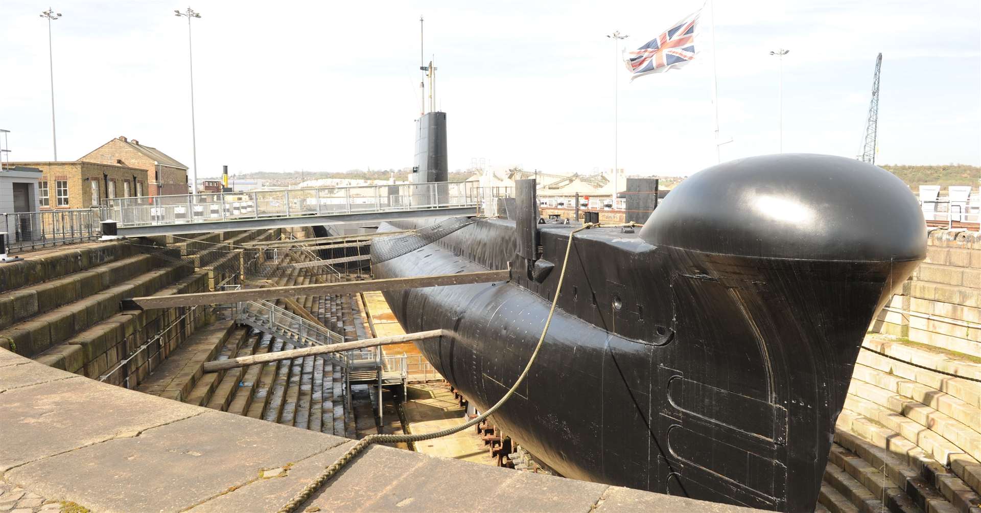 The HMS Ocelot submarine opened to visitors in 1995