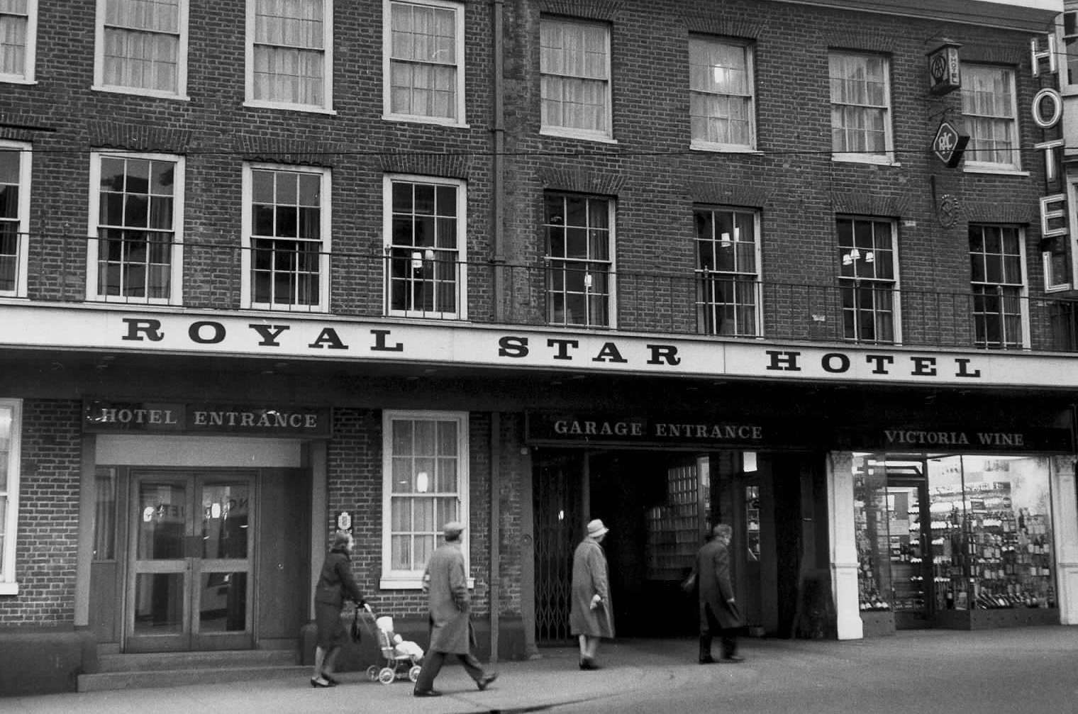 The Royal Star Hotel in Maidstone – now a shopping centre