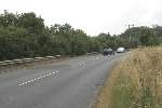 The scene of the crash in Pear Tree Lane at Gillingham where a 19-year-old motorcyclist was killed. Picture: PETER STILL
