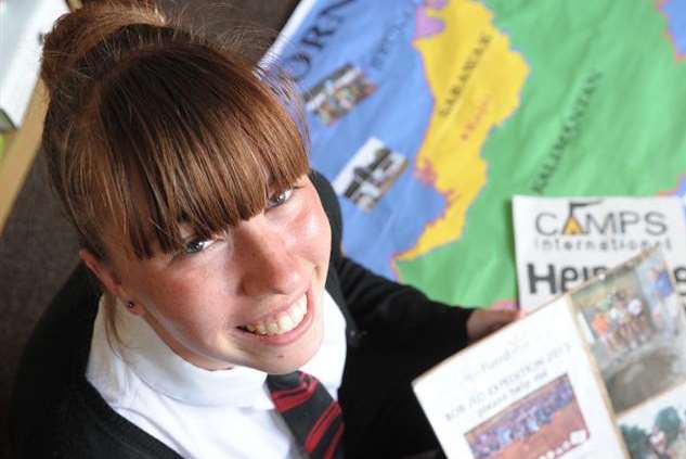 Leah Ganderton is one of the Oasis Academy Isle of Sheppey students who are off to Borneo