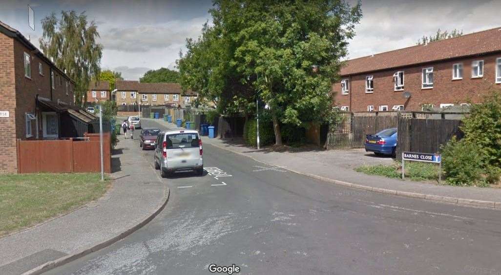 Barnes Close, Faversham. Picture: Google Streetview