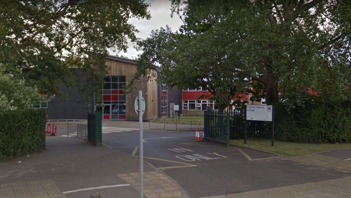 There is now at least four confirmed cases of Covid-19 at Fulston Manor School, Brenchley Road, Sittingbourne. Picture: Google