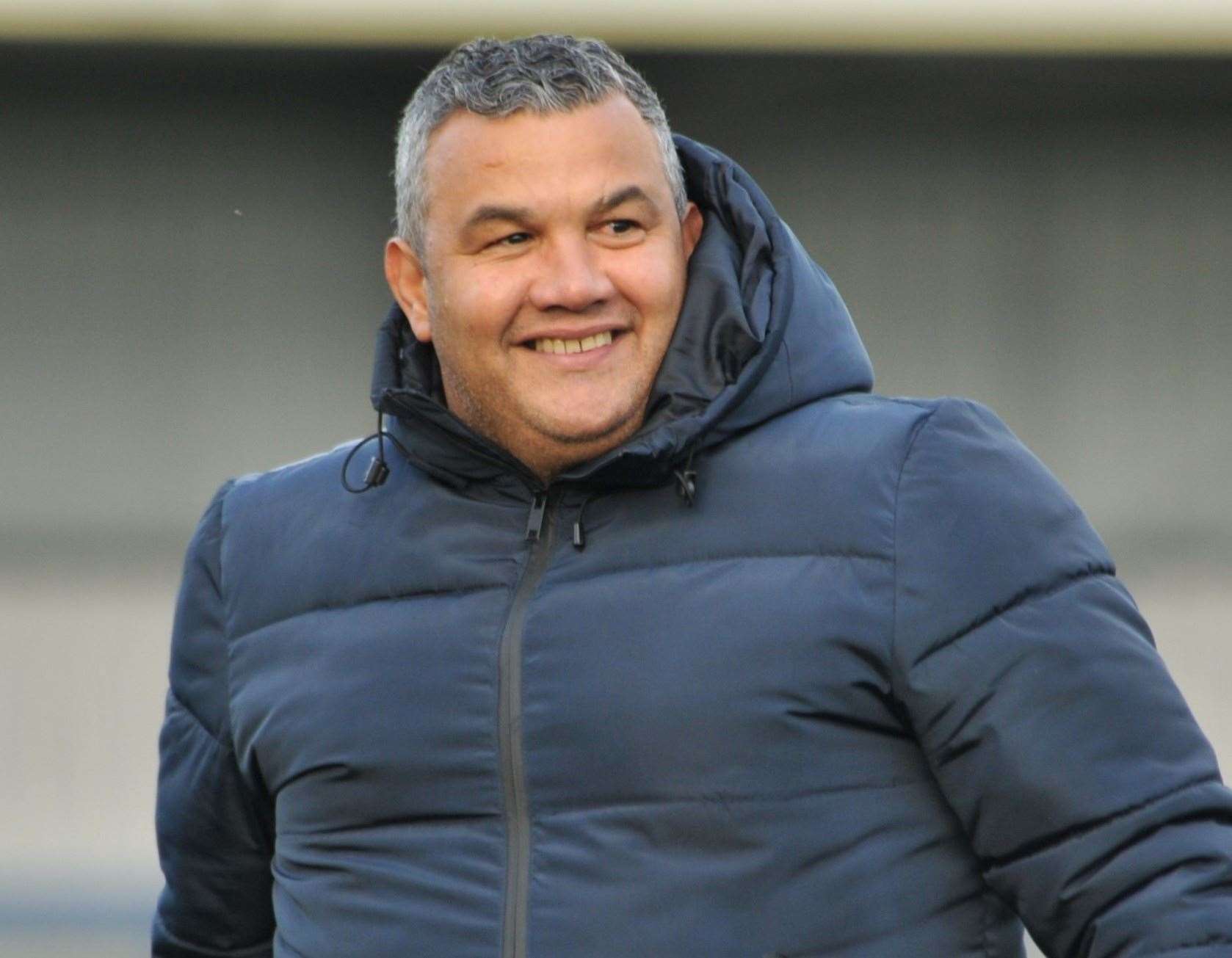 Maidstone United manager Hakan Hayrettin Picture: Steve Terrell