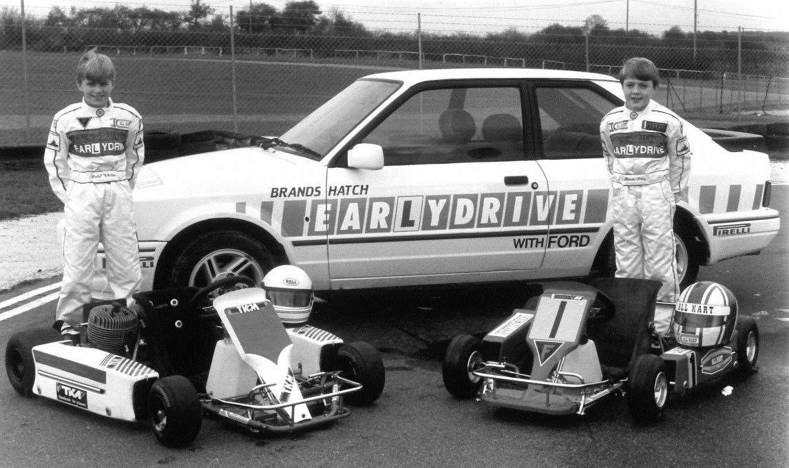 Brands Hatch's 'Earlydrive' supported Dan Wheldon and Tom Sisley during their 1991 campaign