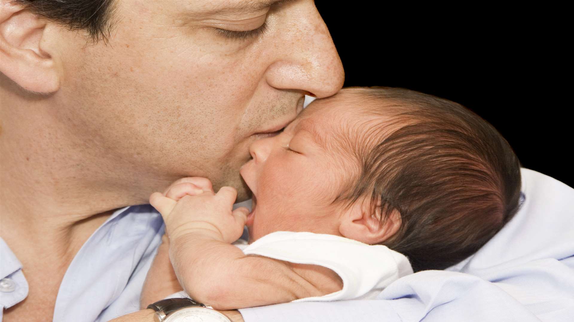 Father and newborn baby. Picture: Thinkstock Image Library
