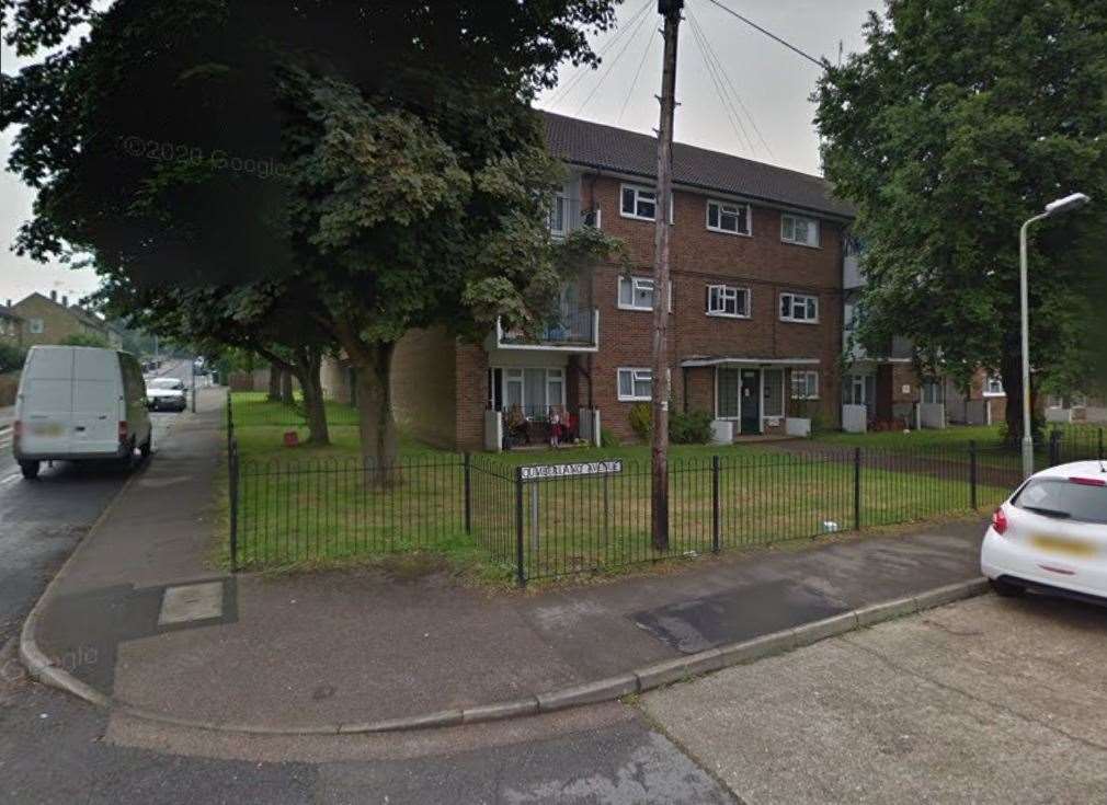 The attack took place in Cumberland Avenue Picture: Google