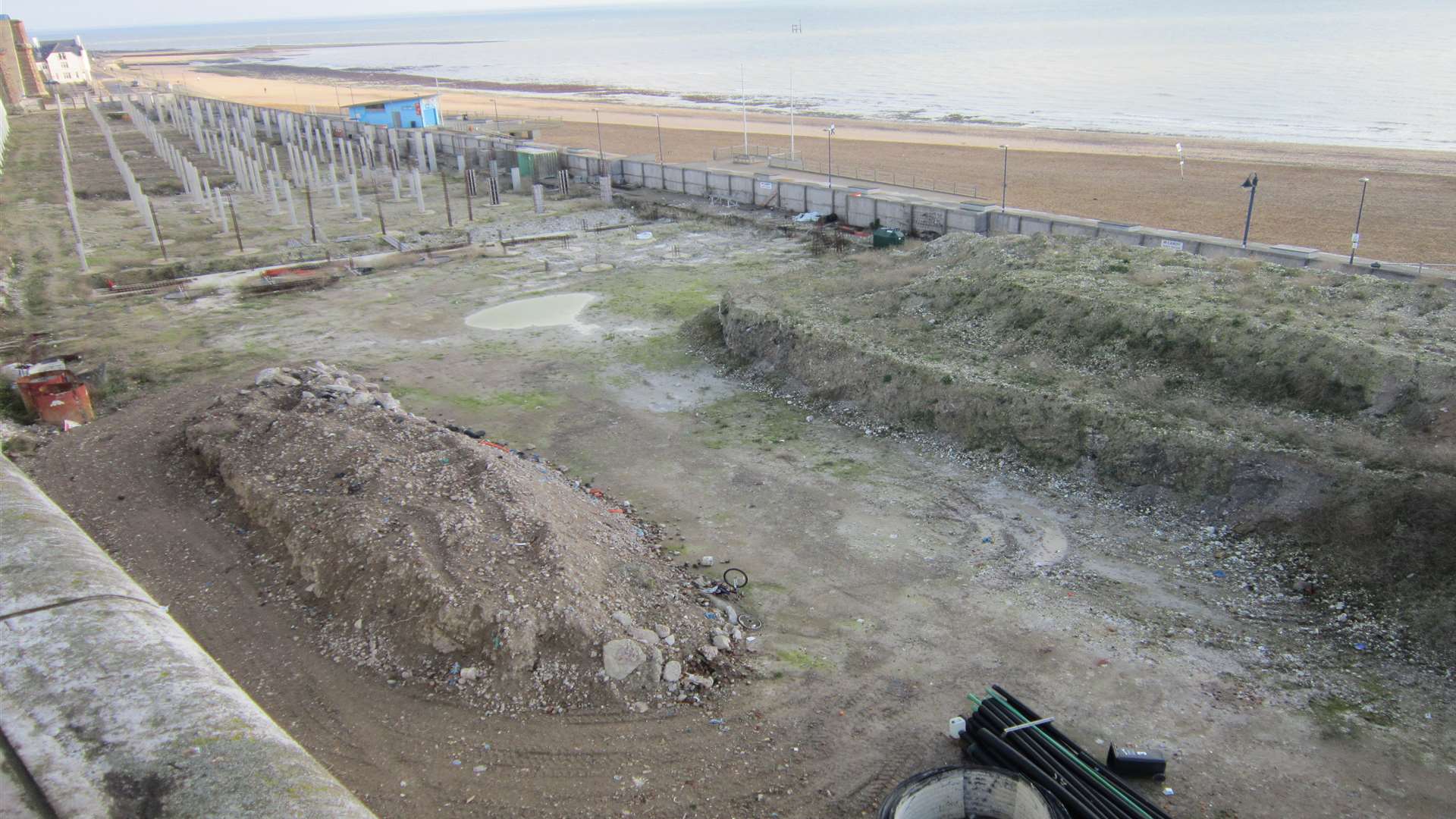 The derelict Pleasurama site on Ramsgate seafront