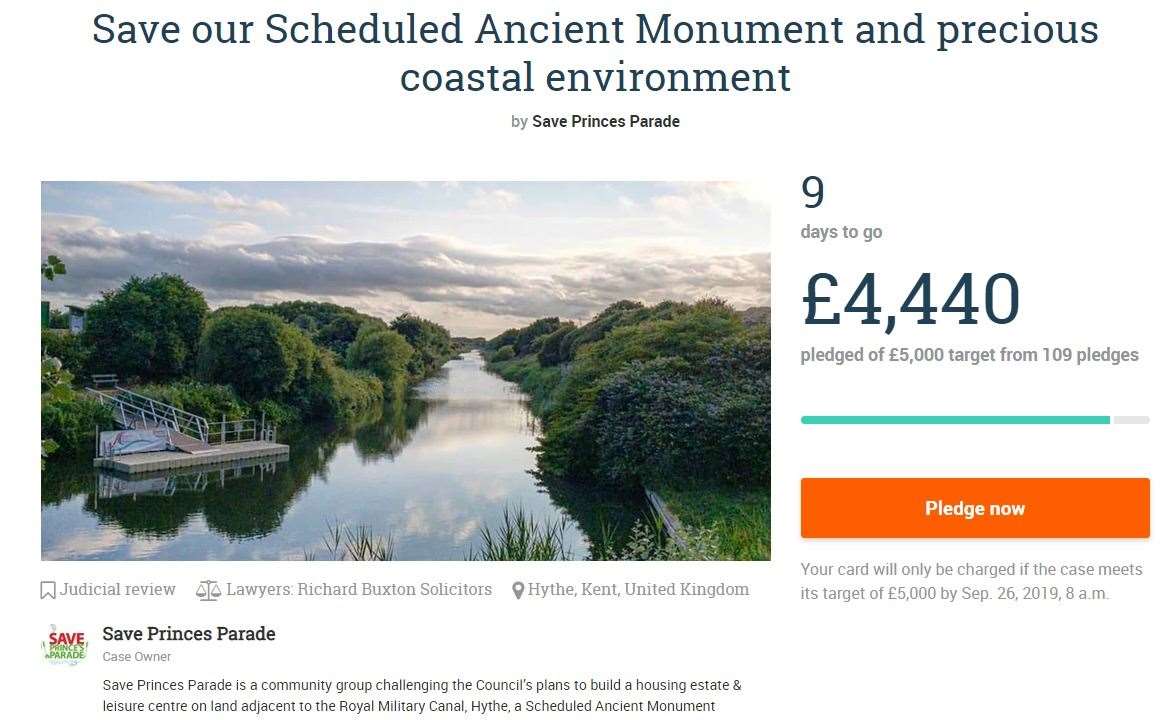 The fundraiser for Save Princes Parade is now over £4,000