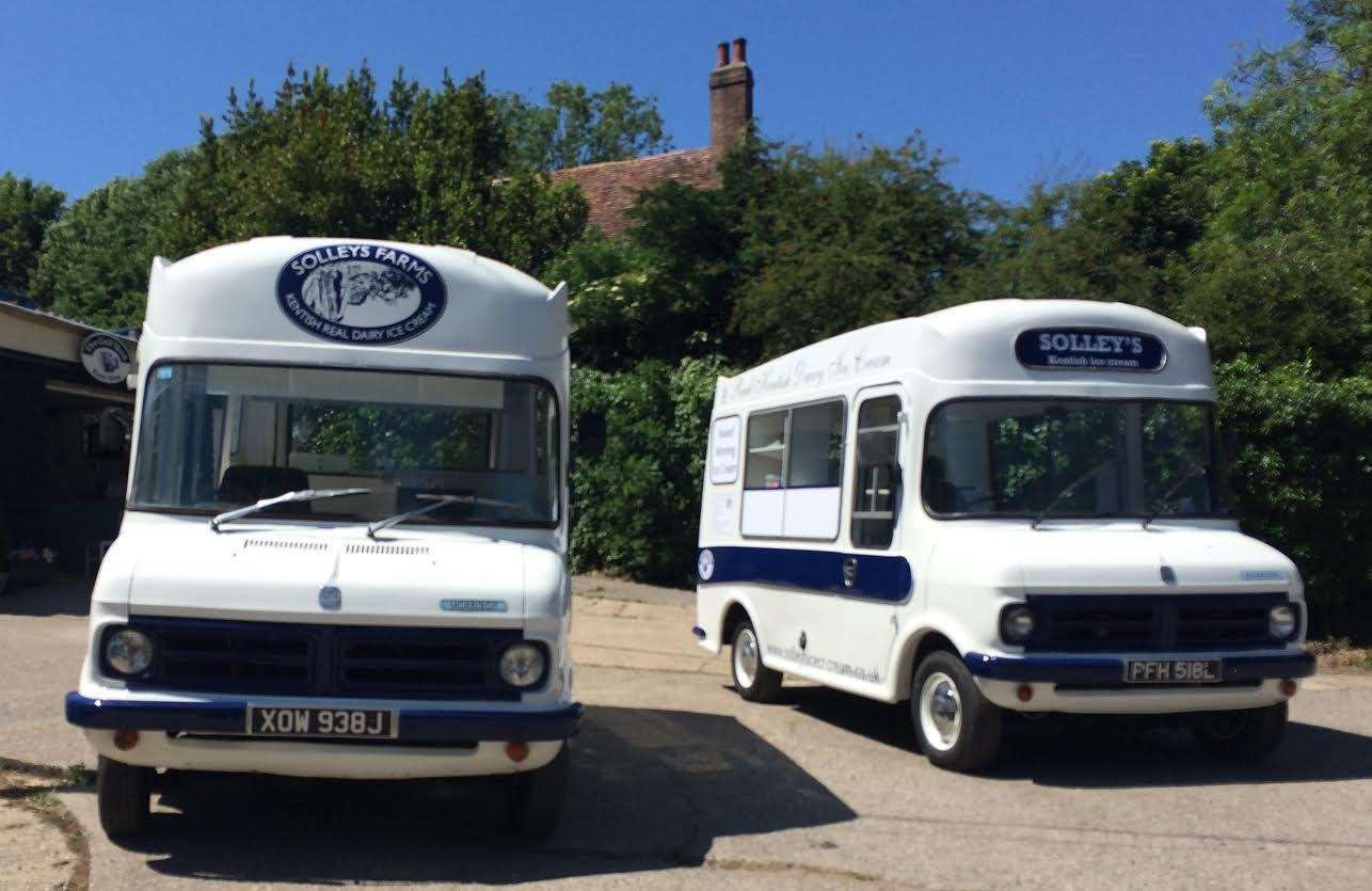 Fancy working from one of these vintage vans? Solley's Ice Cream is seeking scoopers to do the job