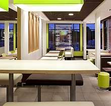 The McDonald's in Herne Bay after the revamp.