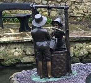 The wishing well weighs around a tonne. Picture: Kent Police