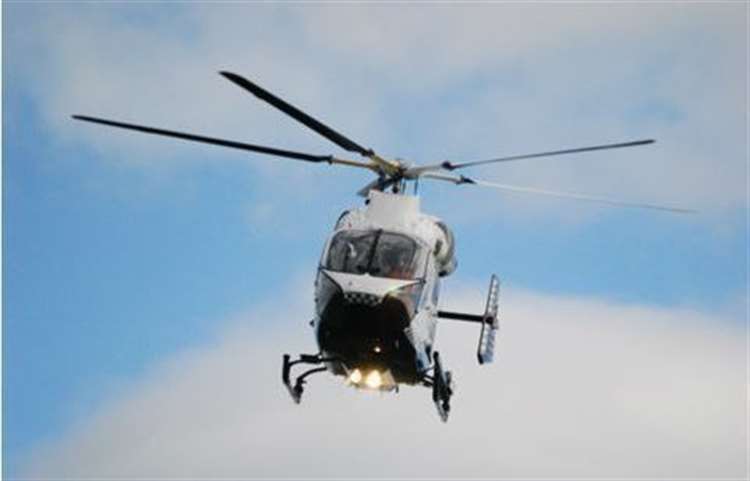 Air Ambulance Kent Surrey Sussex was called out. Library image