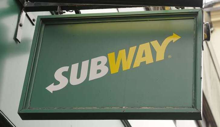 The attack happened at a branch of Subway. Picture: Steve Crispe