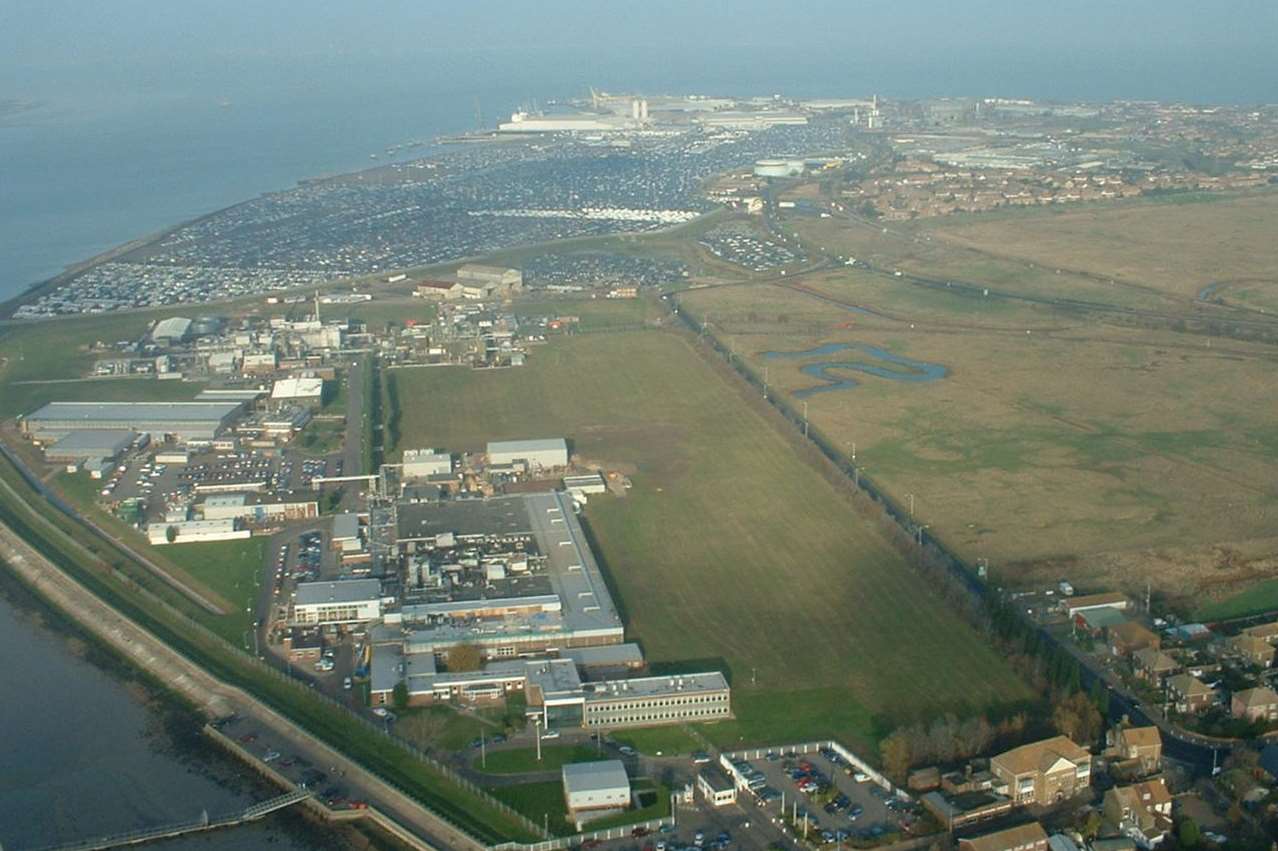 The Aesica site in Queenborough, Sheppey