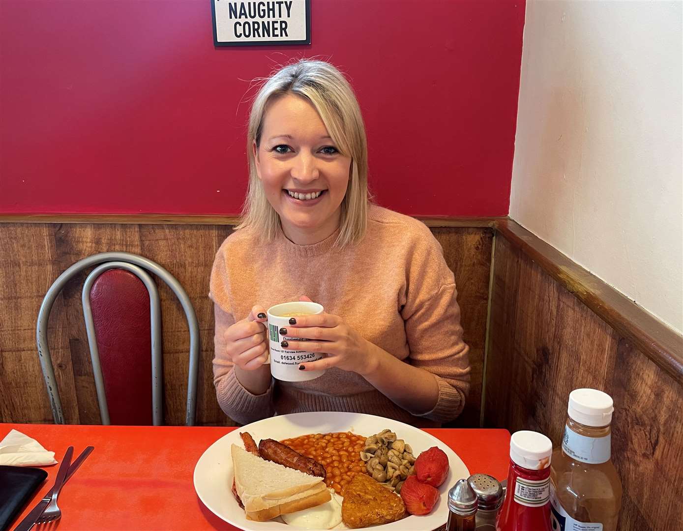 Reviewer Claire McWethy tucks into her full English