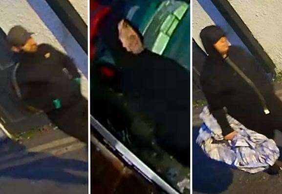 Police want to speak to these men after a jeweller in Canterbury was targeted earlier this week. Picture: Kent Police