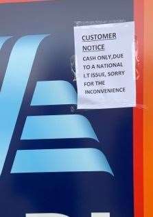 This message was outside Aldi in Maidstone. Picture: Emily Jane Butler (8160718)