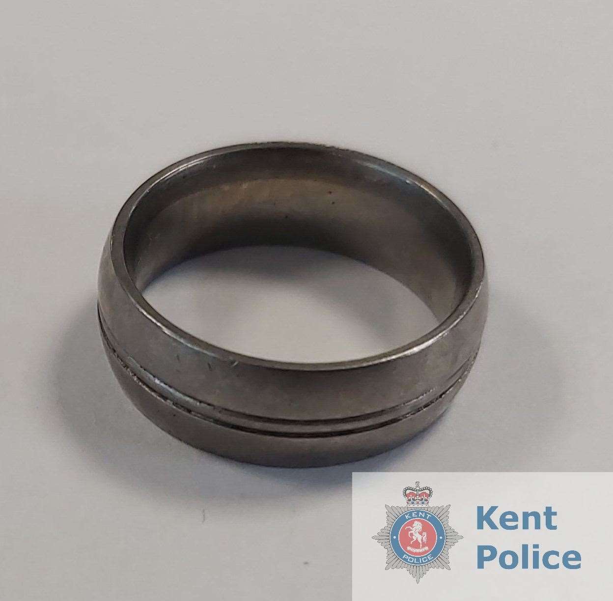 Plain ring recovered by police in Bensted, Ashford