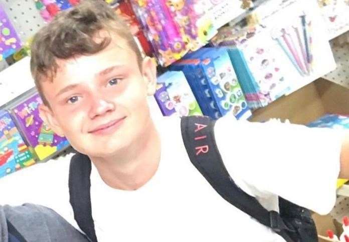 George Buckley, 15, died on Sunday after falling on the tracks at Swanscombe station