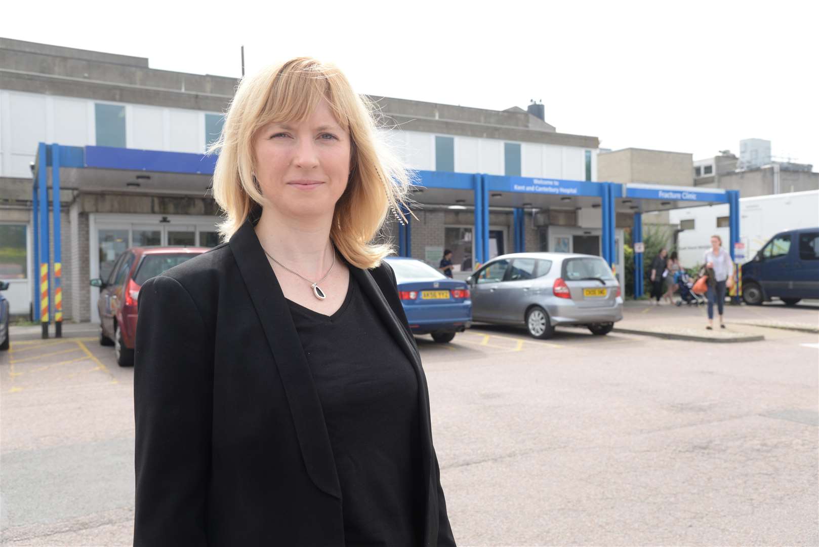 Rosie Duffield MP at Kent & Canterbury Hospital