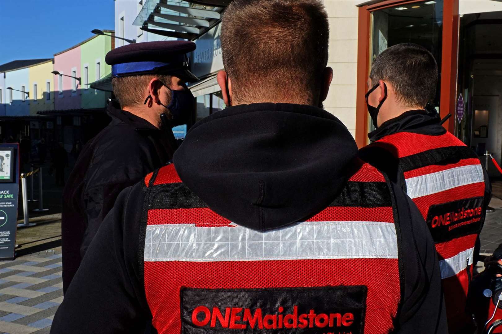 One Maidstone BID Ambassadors work with and assist police. Picture: One Maidstone