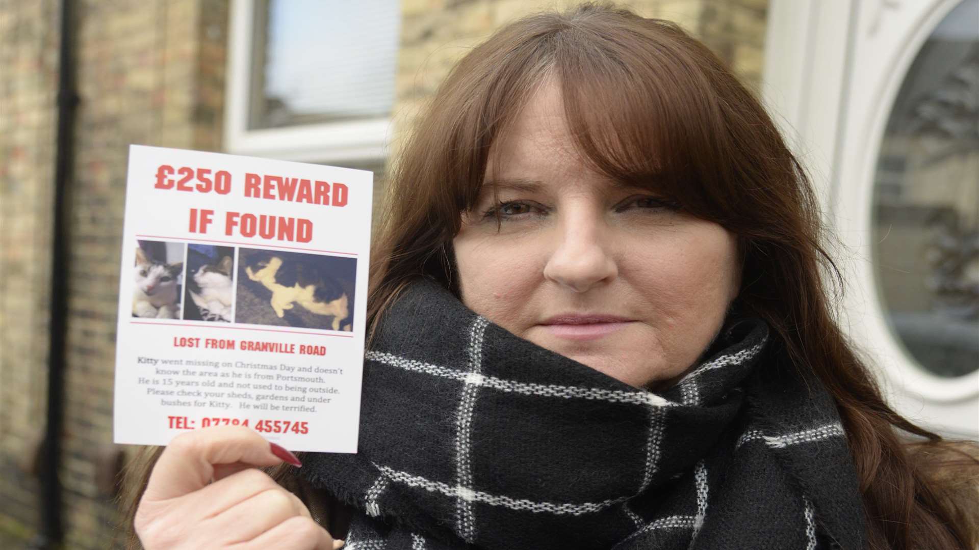 Martine Docherty has delivered 3,000 leaflets