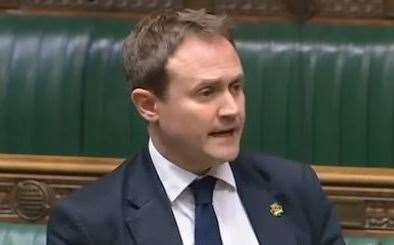 Mr Tugendhat, pictured speaking during a debate at the Commons, was elected as a Tonbridge and Malling MP in 2015. Picture: Parliament TV