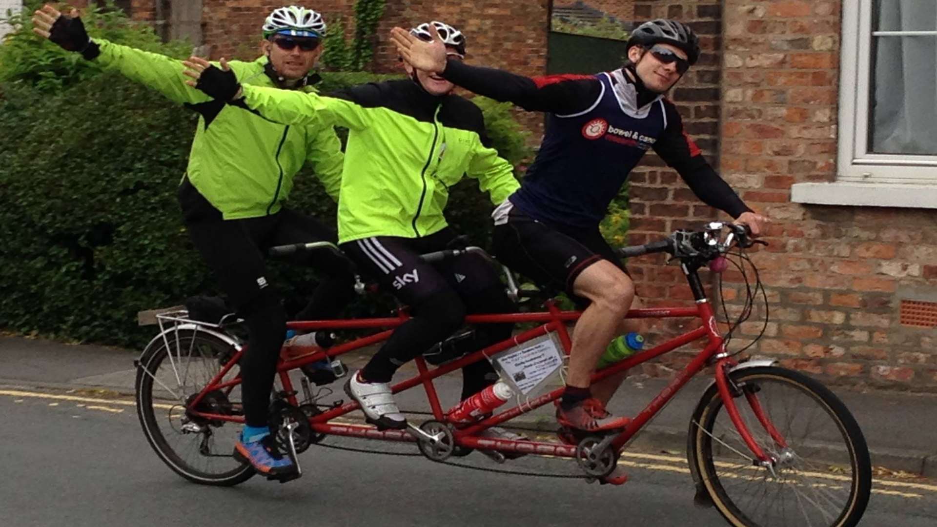 The trio are riding 500 miles from Holme Fen to Ben Nevis.