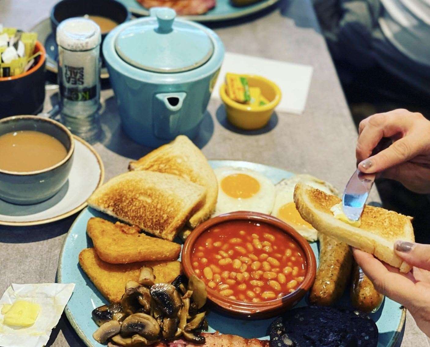 As well as cracking full English breakfasts, the Quills in Rochester also has good vegan options. Picture: The Quills