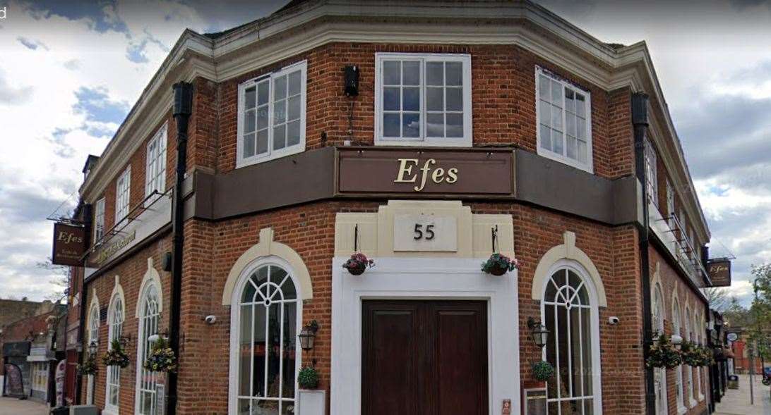 Efes Turkish restaurant in High Street, Dartford, has reopened