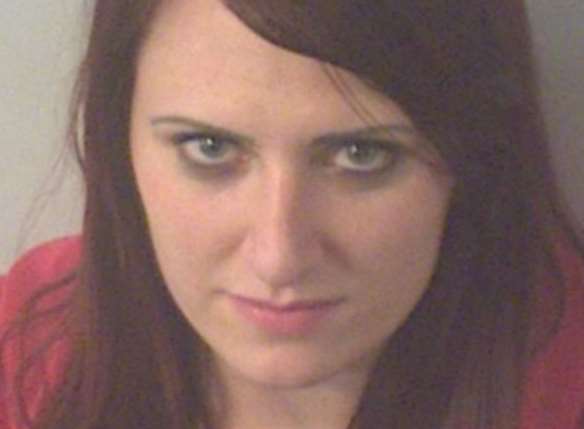 The custody image of Jayda Fransen. Picture: Kent Police