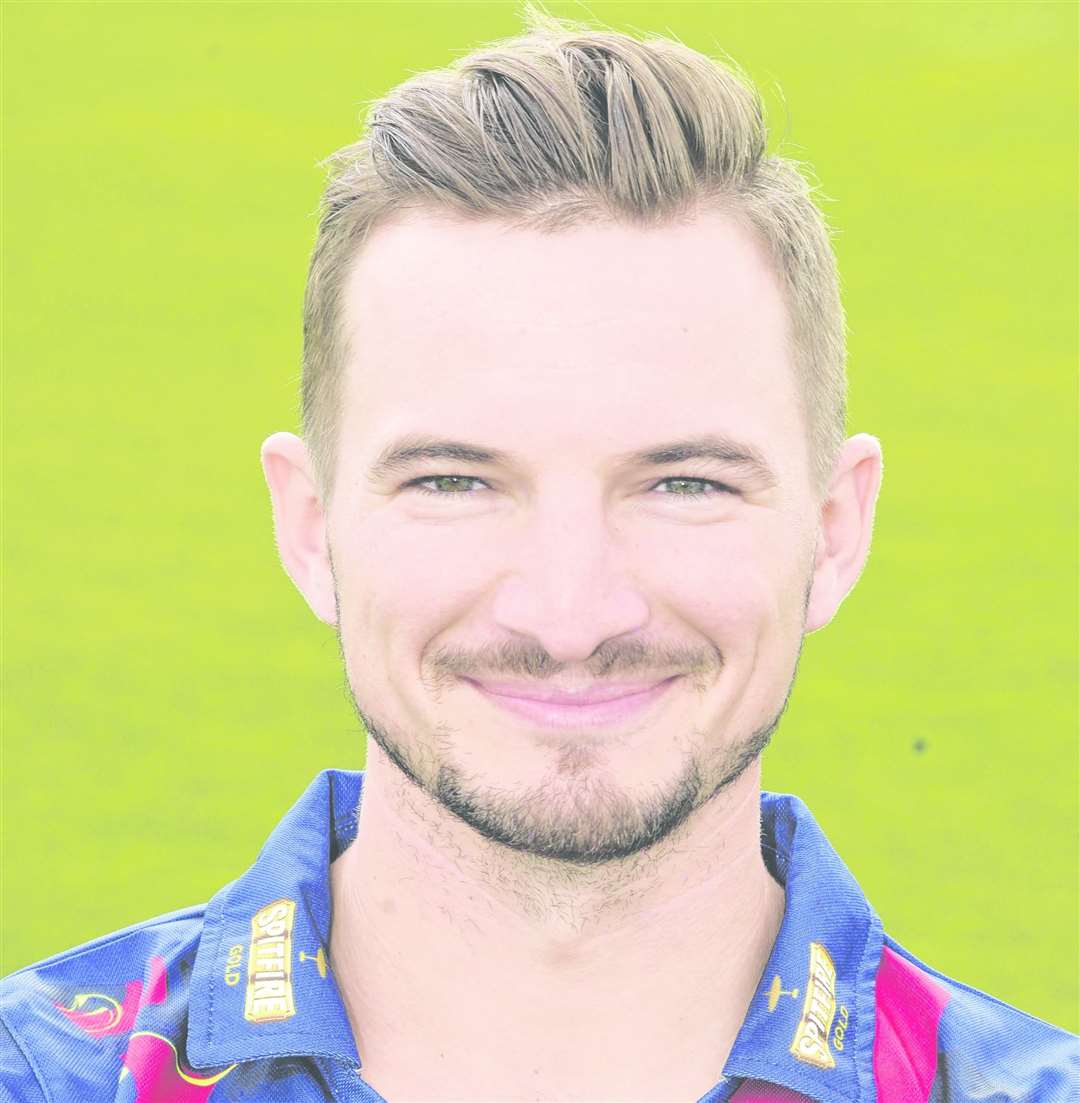 Charlie Hartley played for Kent between 2013 and 2017 Picture: Chris Davey
