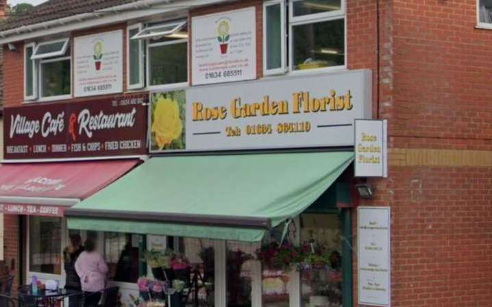 Rose Garden Florist closed in December and moved to Chatham High Street. Picture: Google